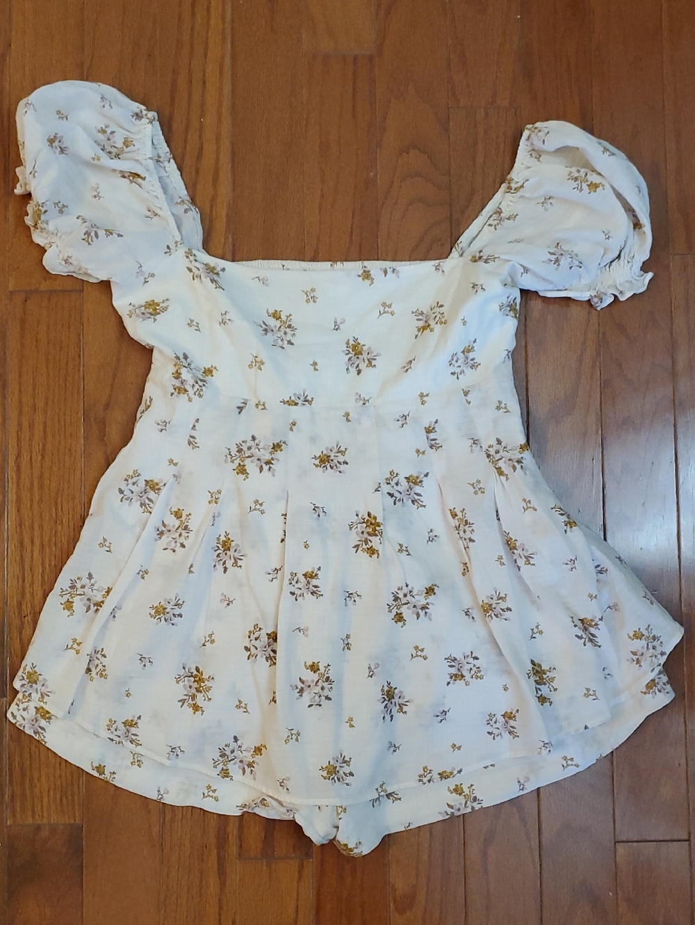 Altar’d State Cottagecore Floral Romper Extra Large Spring Summer lightweight
